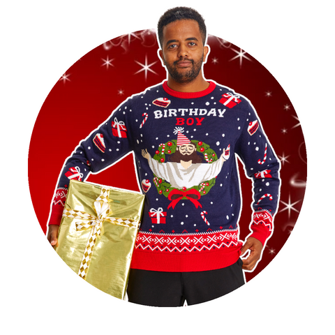 Grappige kersttruien heren