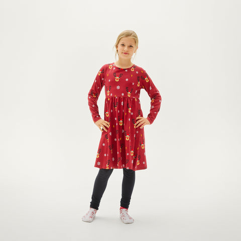 Kerstjurk Rudolf Meisje