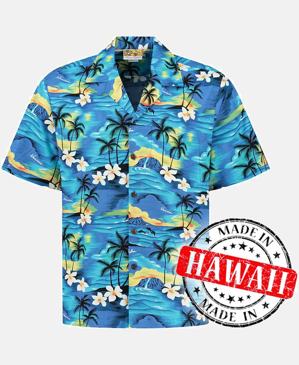 Tropisch Hawaii Blauw