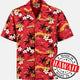 Tropisch Hawaii Rood, foute kersttrui