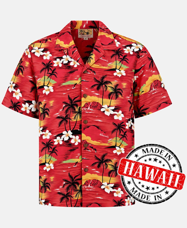 Tropisch Hawaii Rood