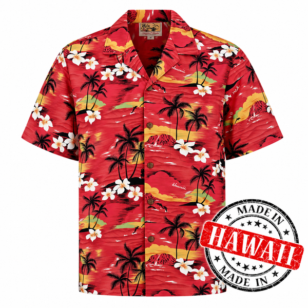 Tropisch Hawaii Rood
