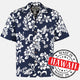 Hawaii Bloemen Blauw, foute kersttrui