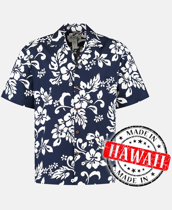 Hawaii Bloemen Blauw