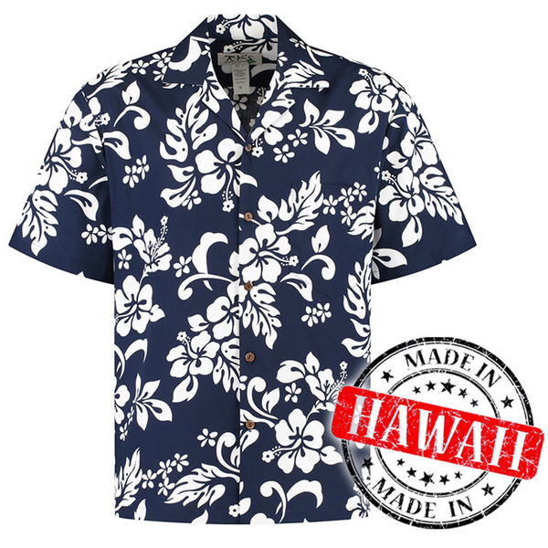 Hawaii Bloemen Blauw