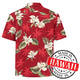 Hawaiihemd Hibiskusrot