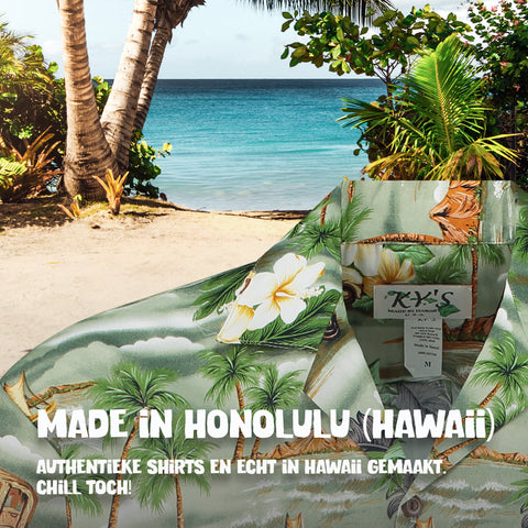  Hawaii-Hemd Blumen auf Hawaii