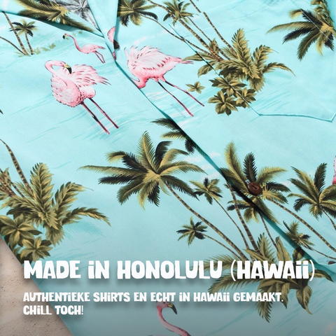  Hawaiihemd Flamingos