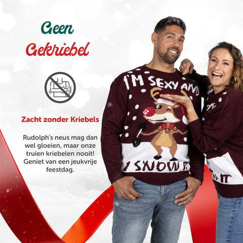 Weihnachtspullover I'm Sexy & I Snow it