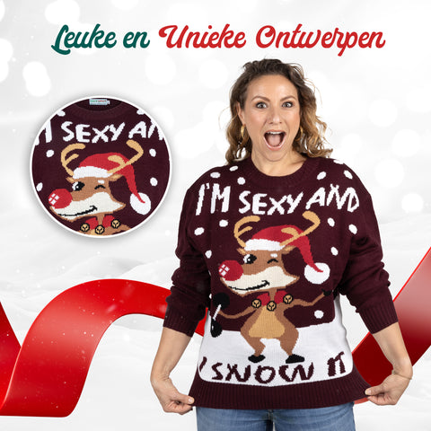 Weihnachtspullover I'm Sexy & I Snow it