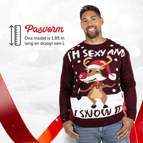 Weihnachtspullover I'm Sexy & I Snow it
