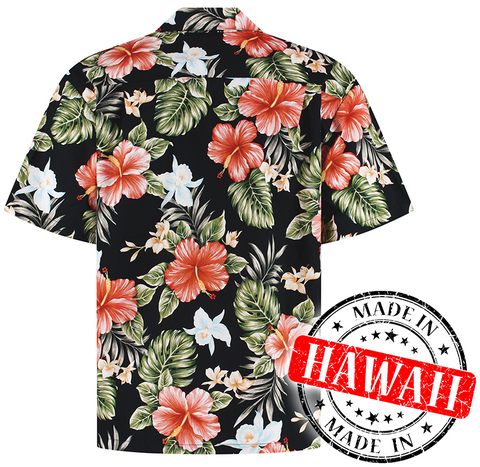 Hibiscus Zwart achterkant