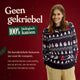 Stijlvol Kerst: geen gekriebel, 100% biologisch katoen