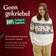 Traditioneel & Stijlvol Wit: geen gekriebel, 100% biologisch katoen